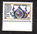 Stamps Honduras -  Conmemoración al 25 Aniversario de la Corporación Centroamericana de Servicios de Navegación Aérea (