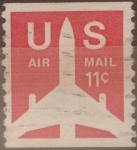 Stamps United States -  Intercambio 0,20 usd 11 centavos 1971