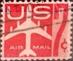 Stamps United States -  Intercambio 0,20 usd 7 centavos 1960