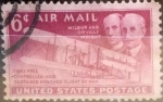Stamps : America : United_States :  Intercambio jcxs 0,20 usd 6 centavos 1949