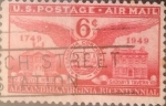 Sellos de America - Estados Unidos -  Intercambio 0,20 usd 6 centavos 1949