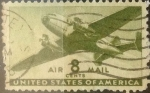 Sellos de America - Estados Unidos -  Intercambio 0,20 usd 8 centavos 1941