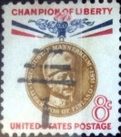 Sellos de America - Estados Unidos -  Intercambio 0,20 usd 8 centavos 1960
