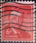 Stamps United States -  Intercambio 0,20 usd 6 centavos 1955