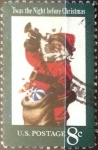 Stamps United States -  Intercambio 0,20 usd 8 centavos 1972