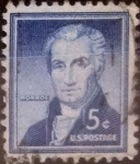 Stamps United States -  Intercambio jcxs 0,20 usd 5 centavos 1954