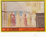 Sellos de Asia - Emiratos rabes Unidos -  Giotto:  Pinturas religiosas