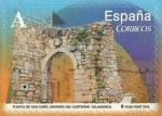 Stamps Spain -  ARCOS Y PUERTAS MONUMENTALES. PUERTA DE SAN GINÉS.MIRANDA DEL CASTAÑAR. SALAMANCA. EDIFIL 4842