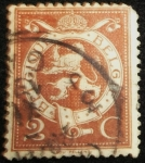 Stamps Belgium -  Standing Lion
