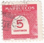 Stamps Morocco -  Protectorado español-Arabesco