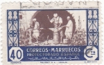 Stamps Morocco -  Protectorado español- Herreros