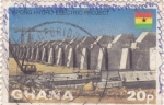 Stamps Ghana -  Proyecto central hidroeléctrica