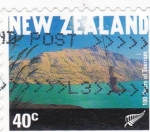 Sellos de Oceania - Nueva Zelanda -  Paisaje turístico
