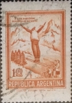 Stamps Argentina -  Intercambio 0,20 usd 1 peso 1970