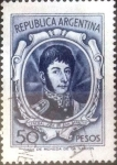 Stamps Argentina -  Intercambio 0,40 usd 50 pesos 1965