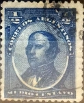 Stamps America - Argentina -  Intercambio 0,50 usd 1/2 centavo 1888
