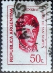 Stamps Argentina -  Intercambio 0,20 usd 50 centavos 1972