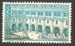 Stamps Spain -  1322 - Claustro del Real Monasterio de Samos