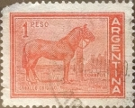 Stamps Argentina -  Intercambio 0,20 usd 1 peso 1959