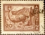 Stamps Argentina -  Intercambio 0,20 usd 20 centavos 1959