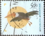 Stamps Argentina -  Intercambio daxc 0,70 usd 50 centavos 1995