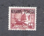 Stamps : Asia : China :  Kwang Tcheou: Junco