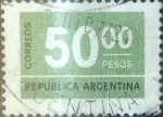 Stamps Argentina -  Intercambio 0,20 usd 50 pesos 1976