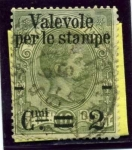 Sellos de Europa - Italia -  Valevole per le Stampe