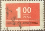 Stamps Argentina -  Intercambio 0,20 usd 1 peso 1976