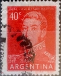 Stamps Argentina -  Intercambio 0,20 usd 40 centavos 1956