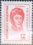 Stamps Argentina -  Intercambio 0,20 usd 12 pesos 1976