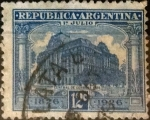 Stamps : America : Argentina :  Intercambio daxc 0,40 usd 12 centavos 1926