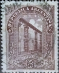 Sellos de America - Argentina -  Intercambio 1,00 usd 25 centavos 1926