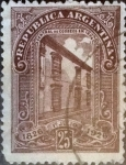 Stamps Argentina -  Intercambio daxc 1,00 usd 25 centavos 1926