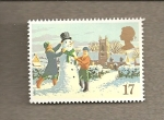 Stamps United Kingdom -  Navidades 1990