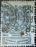 Stamps Argentina -  Intercambio 0,20 usd 5 centavos 1944