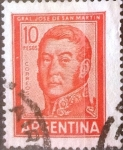 Stamps Argentina -  Intercambio 0,20 usd 10 pesos 1966