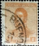 Stamps Argentina -  Intercambio 0,25 usd 2 centavos 1917