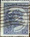 Stamps Argentina -  Intercambio 0,20 usd 15 centavos 1939