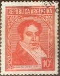 Stamps Argentina -  Intercambio 0,20 usd 10 centavos 1935