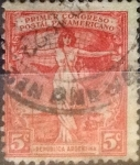 Stamps Argentina -  Intercambio 0,20 usd 5 centavos 1921