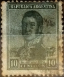 Stamps Argentina -  Intercambio 0,25 usd 10 centavos 1917