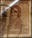 Stamps Argentina -  Intercambio 0,25 usd 2 centavos 1917