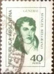 Stamps Argentina -  Intercambio nf4b 0,20 usd 40 pesos 1976