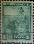 Sellos de America - Argentina -  Intercambio 0,30 usd 1 centavo 1899
