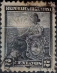 Sellos de America - Argentina -  Intercambio 0,30 usd 2 centavos 1899