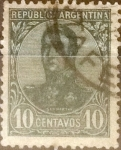 Sellos de America - Argentina -  Intercambio 0,30 usd 10 centavos 1908