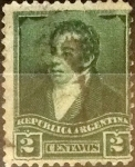 Stamps Argentina -  Intercambio 0,30 usd 2 centavos 1892