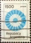 Stamps Argentina -  Intercambio 0,20 usd 1500 pesos 1981