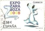 Stamps Spain -  EXPOSICIÒN  INTERNACIONAL,  ZARAGOZA.